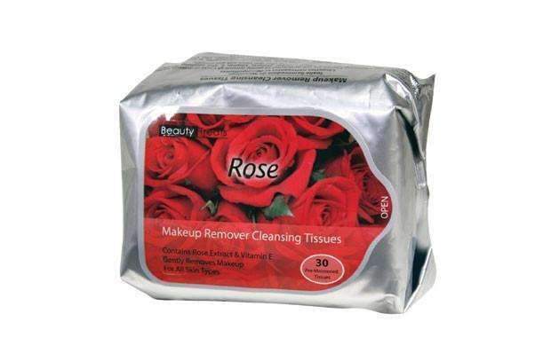 Beauty Treats Makeup Remover Cleansing Tissues - Rose - Deluxe Beauty Supply