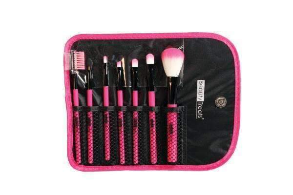 Beauty Treats 7 Piece Brush Set - Pink Pyramid #148 - Deluxe Beauty Supply