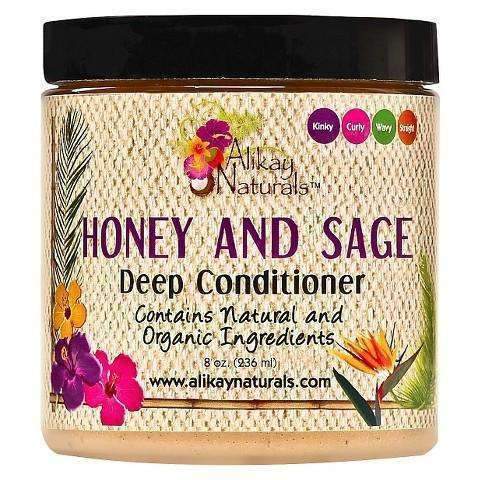 Alikay Naturals Honey & Sage Deep Conditioner 8oz - Deluxe Beauty Supply