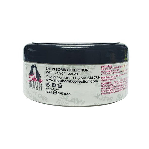 She Is Bomb Collection Slick & Slay All-In-One Hair Gel 5.7oz