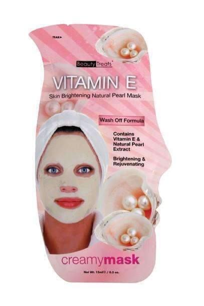 Beauty Treats Skin Brightening Natural Pearl Mask - Vitamin E - Deluxe Beauty Supply