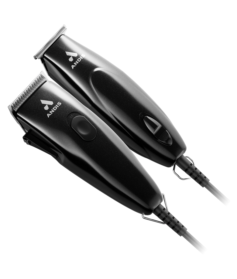 Andis Pivot Motor Clipper & Trimmer Combo - Black