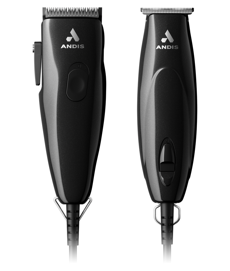 Andis Pivot Motor Clipper & Trimmer Combo - Black