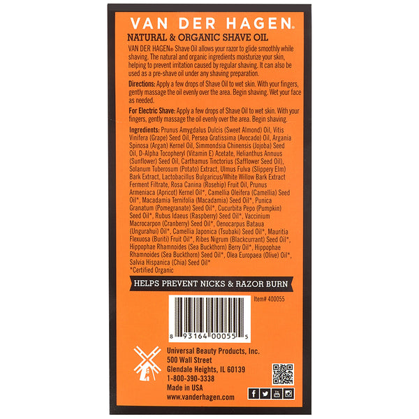 Van Der Hagen Shave Oil