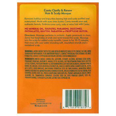 Cantu Natural Hair Clarify & Renew Hair & Scalp Masque - Deluxe Beauty Supply