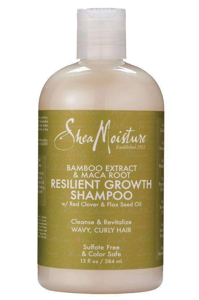 Shea Moisture Bamboo Extract & Maca Root Resilient Growth Shampoo - Deluxe Beauty Supply