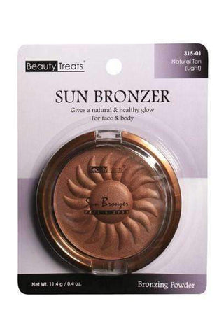 Beauty Treats Sun Bronzer - Light Natural Tan - Deluxe Beauty Supply