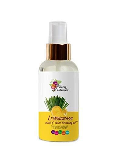 Alikay Lemongrass Sleek and Shine Finishing Oil 4oz - Deluxe Beauty Supply