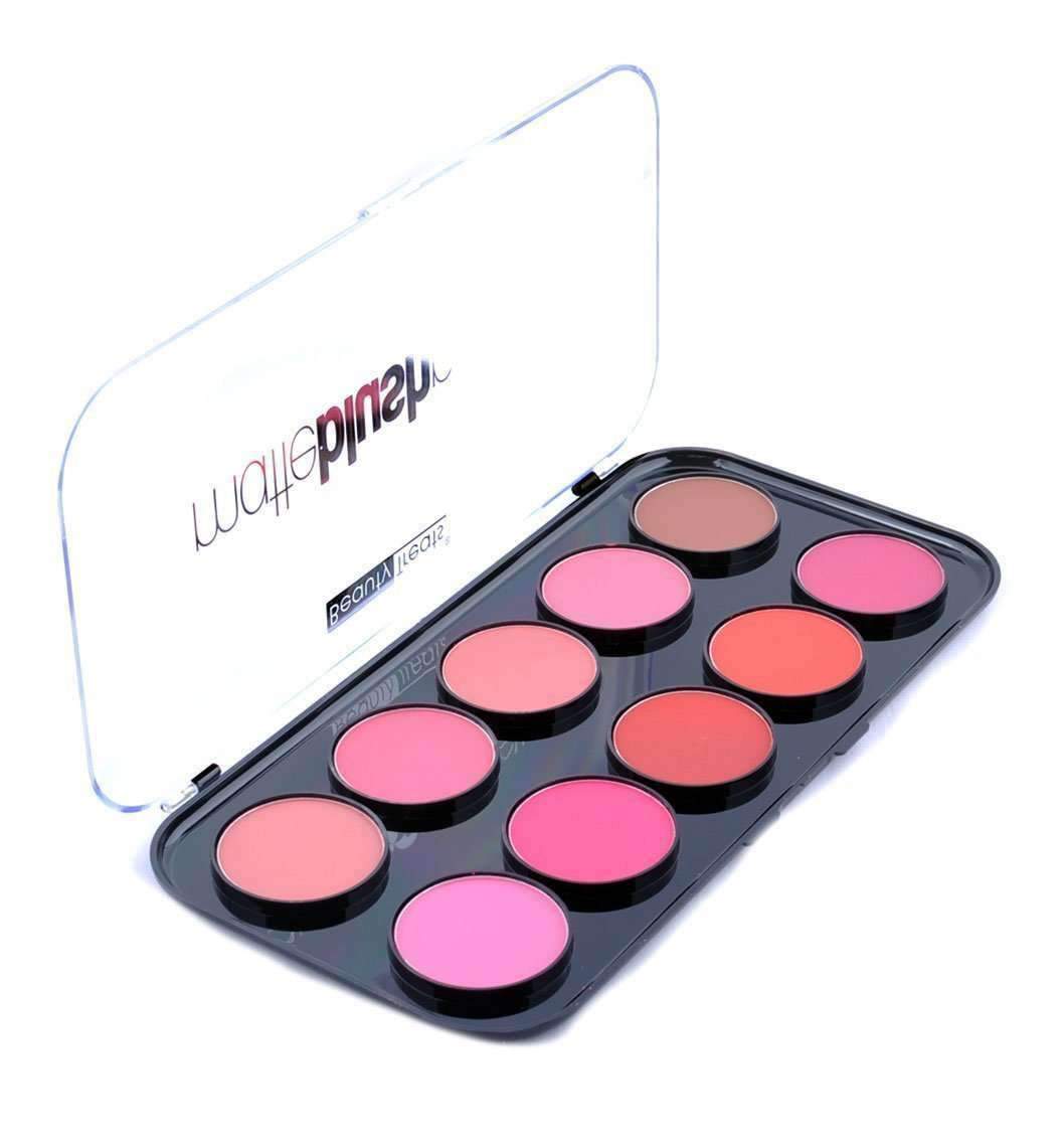 Beauty Treats 10 Color Matte Blush Palette #358 - Deluxe Beauty Supply