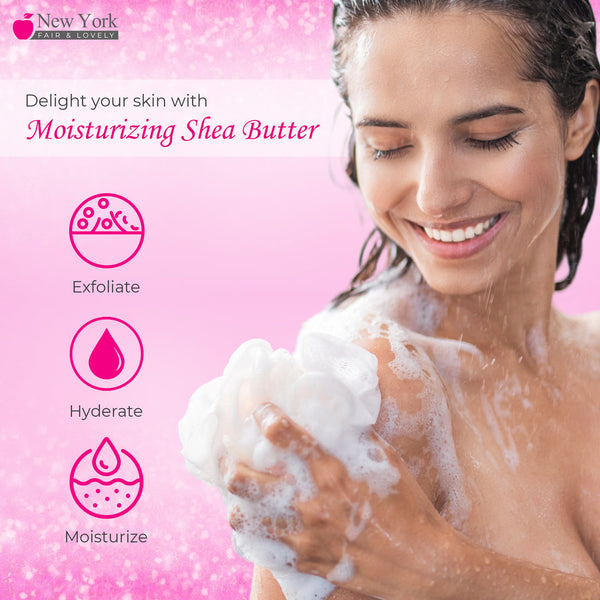 New York Fair & Lovely Exfoliating Pomegranate Shea Butter Body Wash