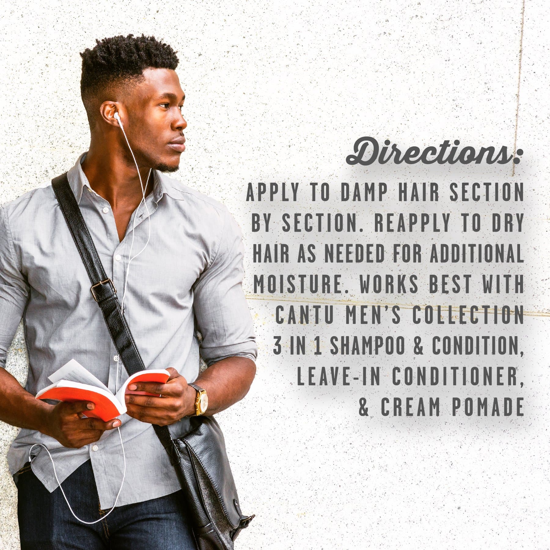 Cantu Men's Collection Curl Activator Cream