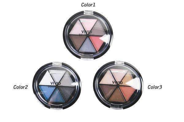 Beauty Treats Vivid Color Wheel 6 Eye Shadow #446 - Deluxe Beauty Supply