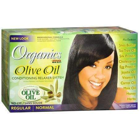 Africa's Best Organics Olive Oil Conditioning No Lye Relaxer System Regular - Deluxe Beauty Supply