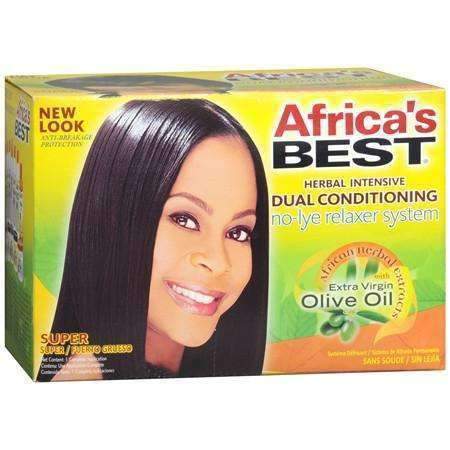Africa's Best Organics Herbal Intensive Dual Conditioning No Lye Relaxer - Super - Deluxe Beauty Supply