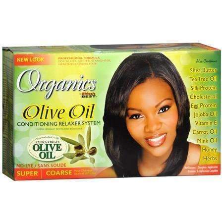 Africa's Best Organics Olive Oil Conditioning No Lye Relaxer System Super - Deluxe Beauty Supply