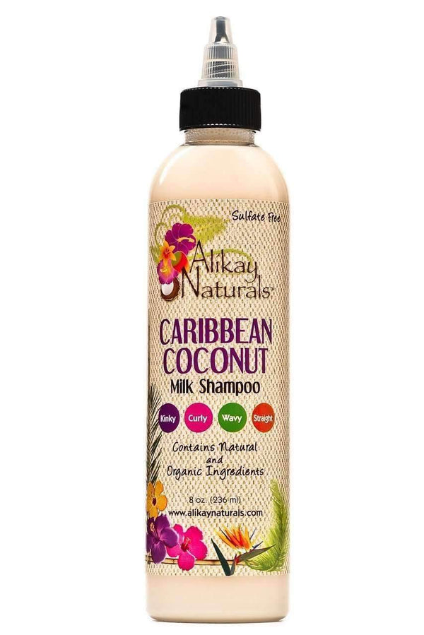 Alikay Naturals Caribbean Coconut Milk Shampoo 8oz - Deluxe Beauty Supply