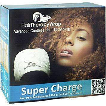 Hair Therapy Wrap Thermal Turban Heat Wrap - Brown - Deluxe Beauty Supply