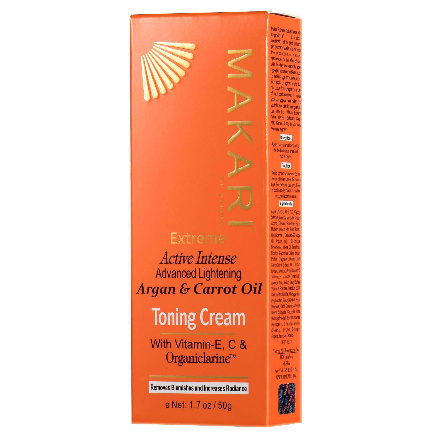 Makari Extreme Argan & Carrot Toning Cream - Deluxe Beauty Supply