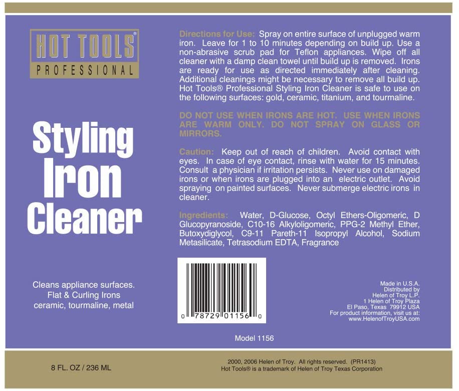 Hot Tools Styling Iron Cleanser 8oz