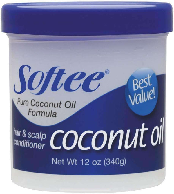 Softee Coconut Oil Hair & Scalp Conditioner 12oz - Deluxe Beauty Supply