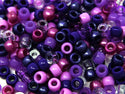 Tara Hair Beads - #72675 Purple Tone Mix Small