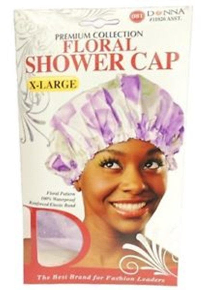 Donna Premium Floral Shower Cap - Deluxe Beauty Supply