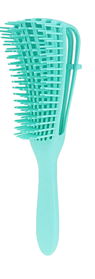 8 Row Detangling Hair Brush - Mint - Deluxe Beauty Supply