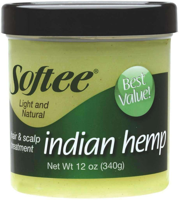 Softee Indian Hemp Hair & Scalp Treatment 12oz - Deluxe Beauty Supply