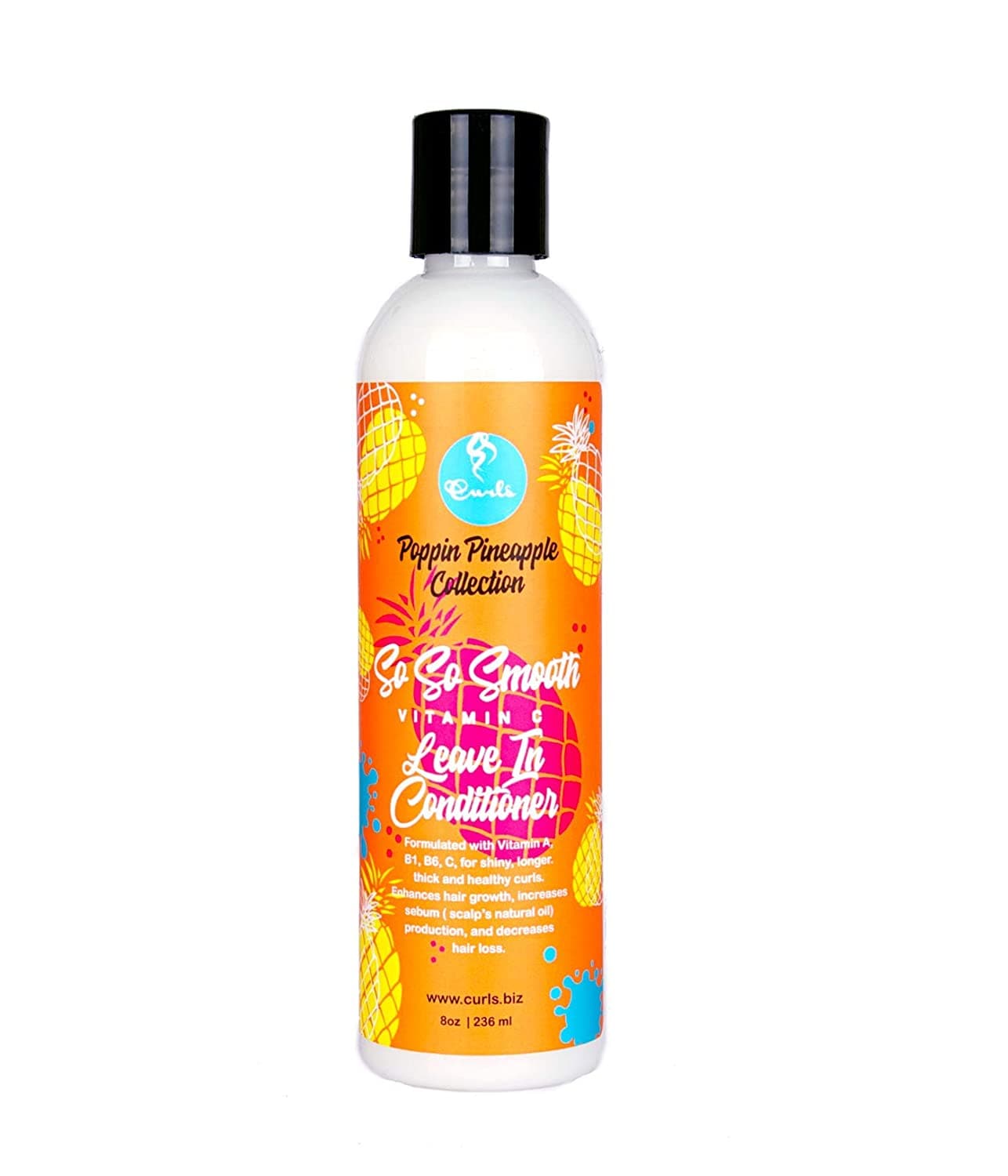 Curls Poppin Pineapple Collection So So Smooth Vitamin C Curl Leave-In Conditioner - Deluxe Beauty Supply