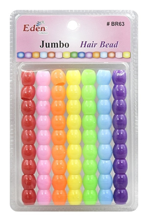 Eden Jumbo Hair Beads - Assorted #BR63AST