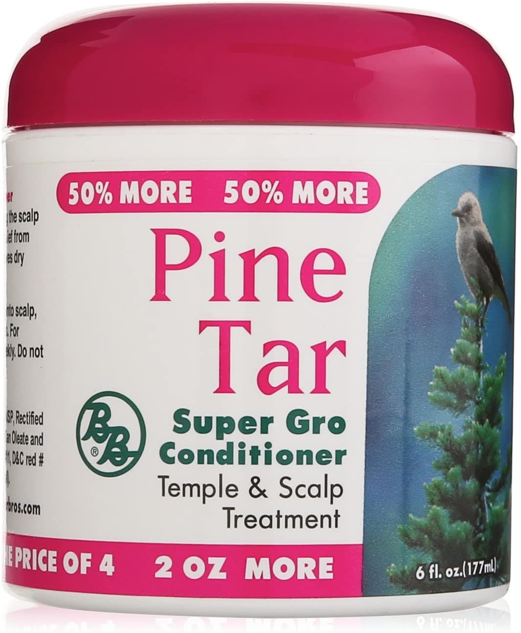 Bronner Brothers Pine Tar Super Gro Conditioner - Deluxe Beauty Supply