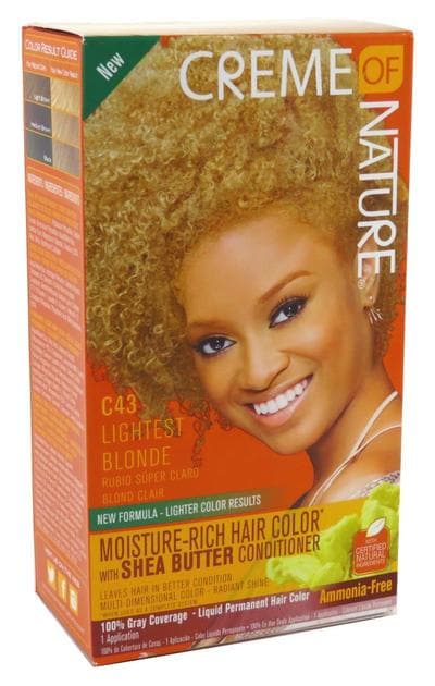 Creme Of Nature Moisture-Rich Hair Color - C43 Lightest Blonde - Deluxe Beauty Supply