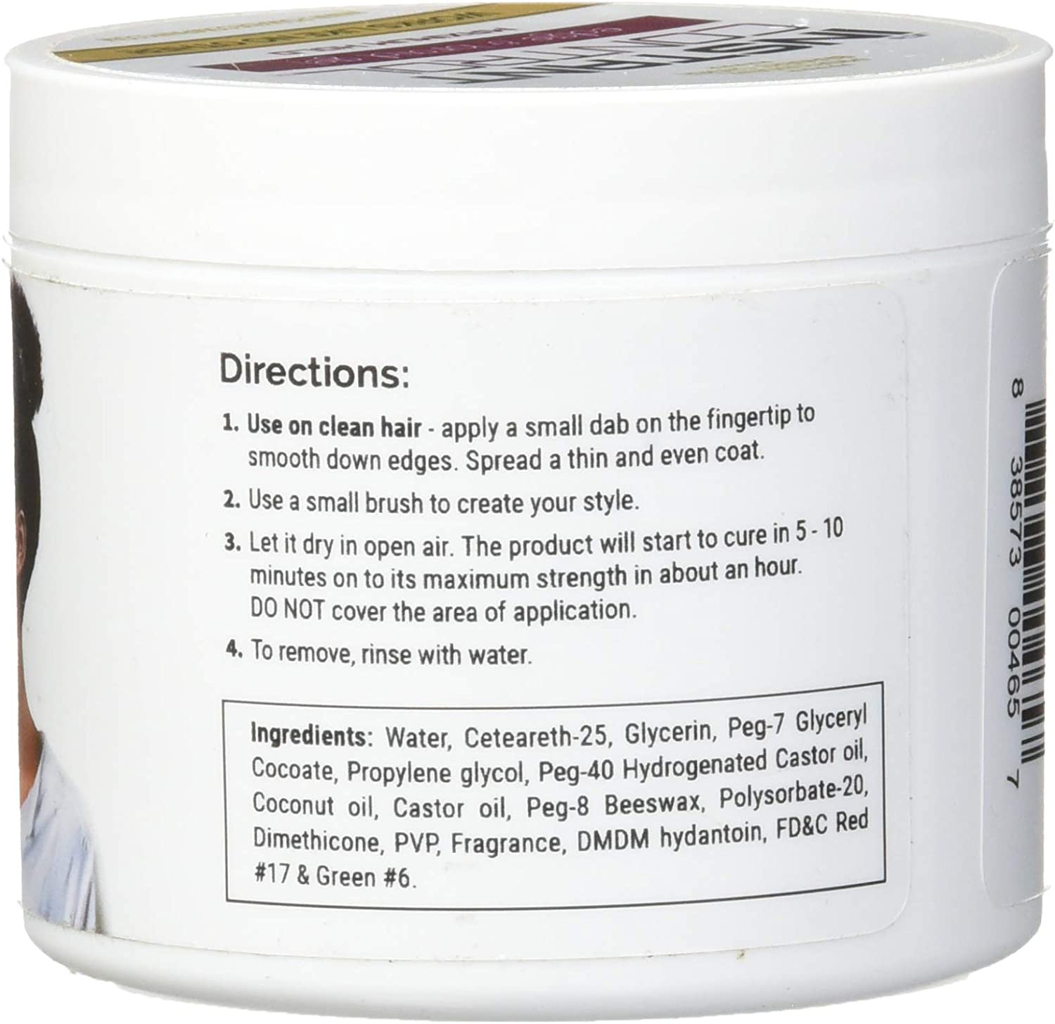 JC's Instant Control Edge & Braid Gel Maximum Hold 8oz