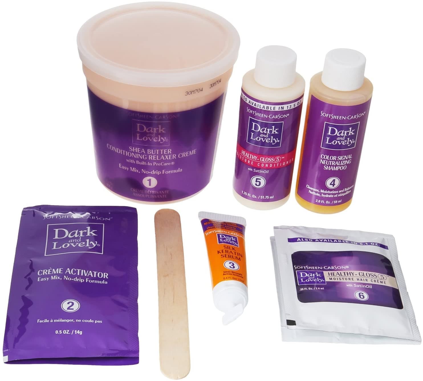 Dark & Lovely Triple Nourished Silkening No-Lye Relaxer - Regular