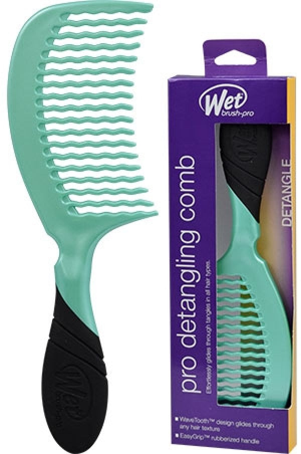 Wet Brush Pro Detangling Comb - Purist Blue - Deluxe Beauty Supply