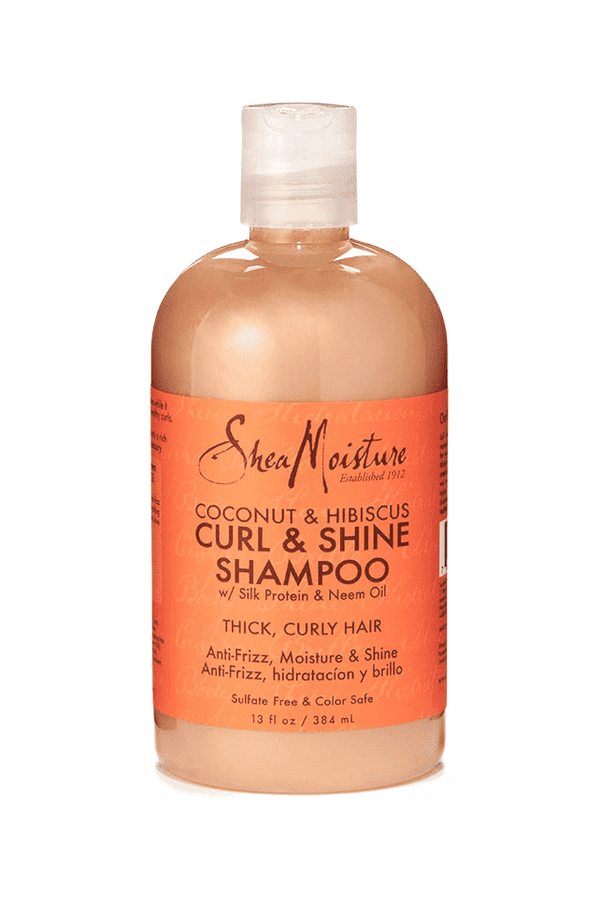 Shea Moisture Coconut & Hibiscus Curl & Shine Shampoo - Deluxe Beauty Supply