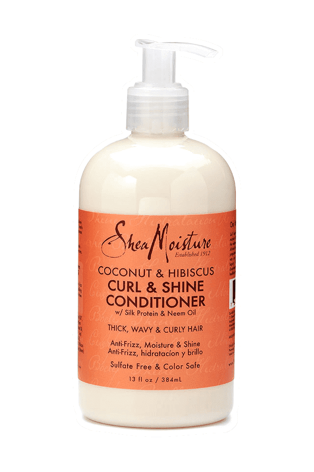 Shea Moisture Coconut & Hibiscus Curl & Shine Conditioner - Deluxe Beauty Supply