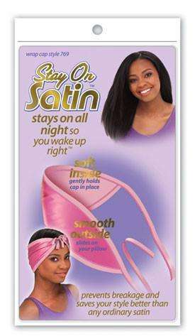 Stay On Satin Wrap Cap - Style 769 Assorted - Deluxe Beauty Supply
