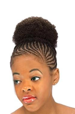 Small Drawstring Afro Puff