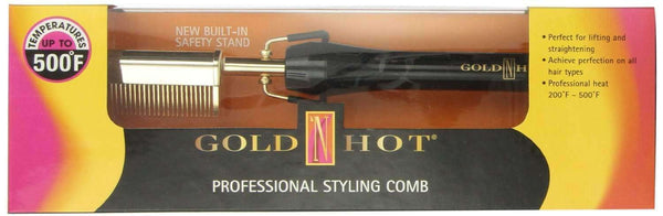 Gold N Hot Professional Pressing & Straightening Comb - Deluxe Beauty Supply