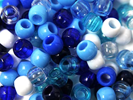 Tara Hair Beads - Blue Tone Mix #72208