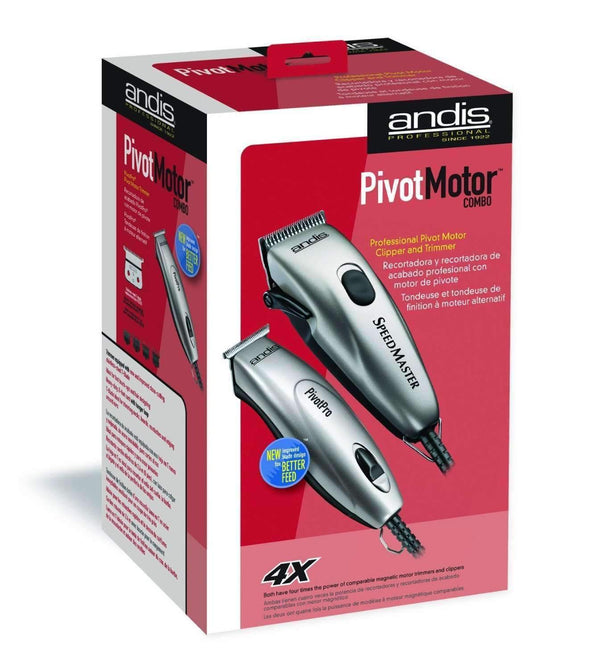 Andis Pivot Clipper Trimmer Combo - Deluxe Beauty Supply