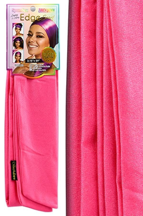 Touch Down Spandex Edge Scarf - Hot Pink