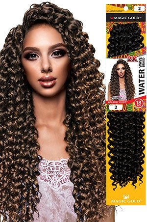 Magic Gold Water Wave Crochet Braid 18" - Deluxe Beauty Supply