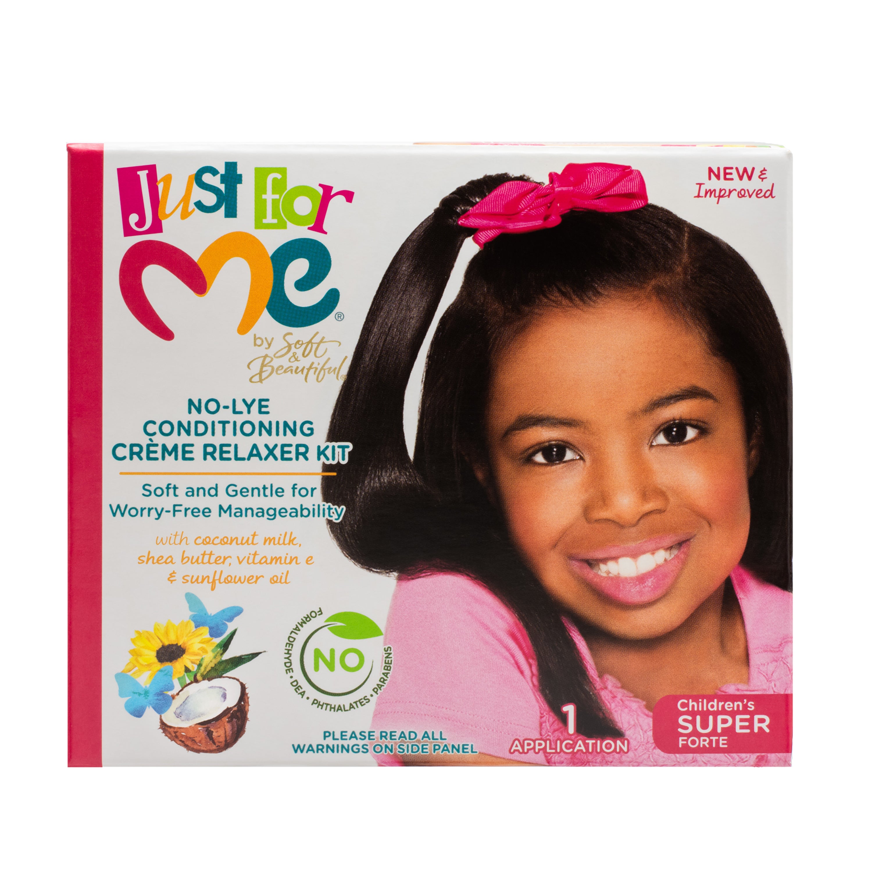 Just For Me! No Lye Conditioning Creme Relaxer Kit - Super - Deluxe Beauty Supply