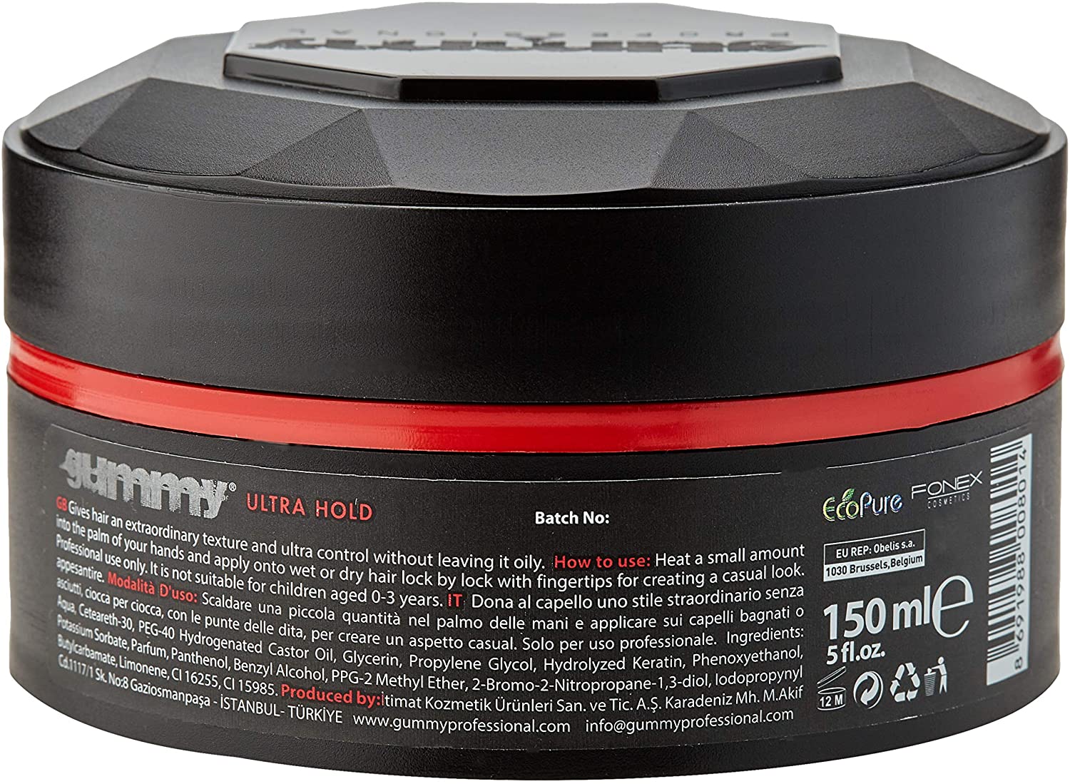 Gummy Professional Styling Wax - Ultra Hold