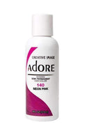 Adore Semi-Permanent Hair Color - 140 Neon Pink - Deluxe Beauty Supply