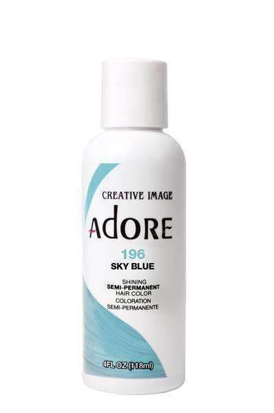Adore Semi-Permanent Hair Color - 196 Sky Blue - Deluxe Beauty Supply