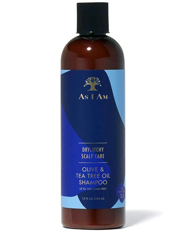 As I Am Dry & Itchy Scalp Care Olive & Tea Tree Oil Shampoo - Deluxe Beauty Supply