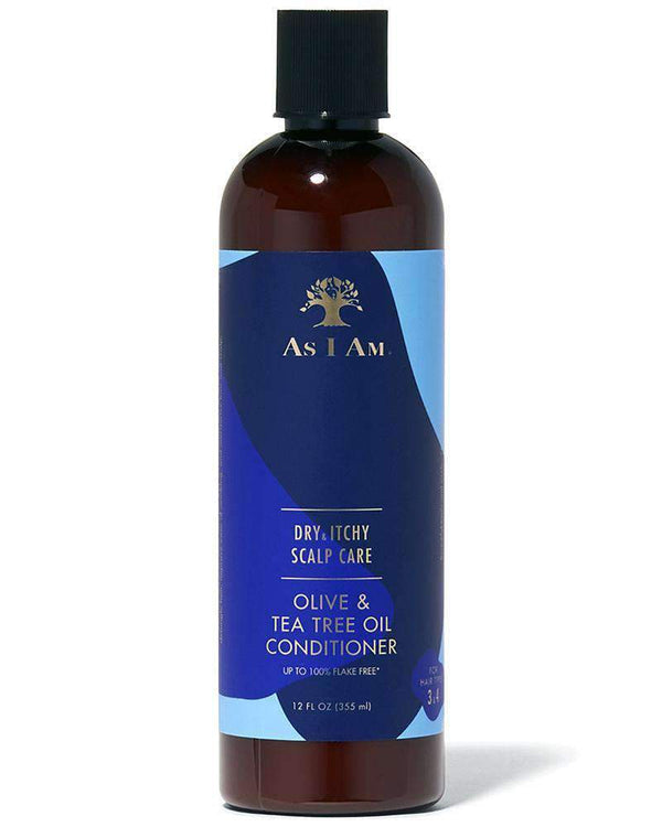 As I Am Dry & Itchy Scalp Care Olive & Tea Tree Oil Conditioner - Deluxe Beauty Supply